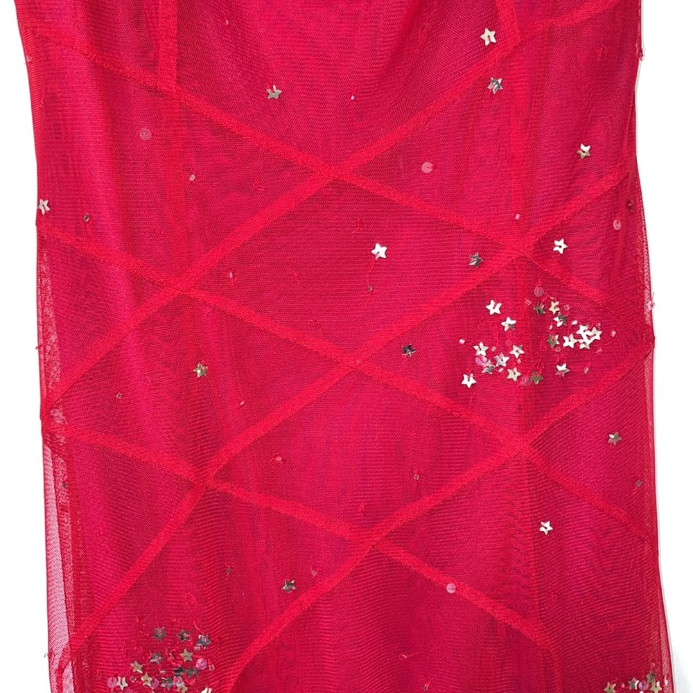 BCBG embellished long dress with godet - Picture 4 of 10